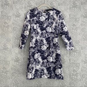 Zara Floral Neoprene Dress
